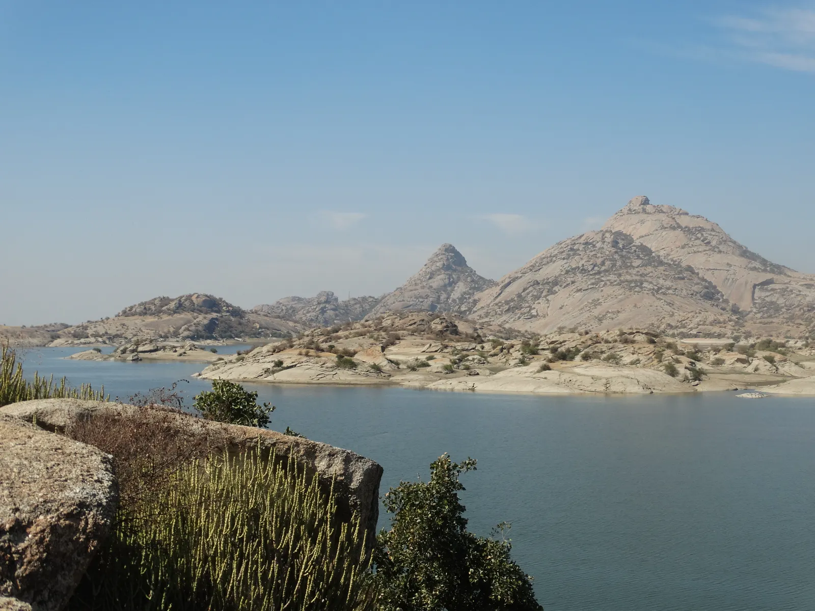 Ancient billions of years old monolithic granite rock hills in Jawai Bera